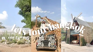 let’s tour bangkok 🇹🇭🛺 first tuk tuk experience, safari park kanchanaburi and  cafe adventures