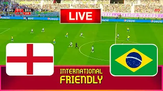 ENGLAND vs BRAZIL - International Friendly 2024 | Full Match All Goals | Live Football Match