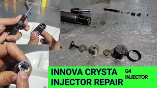 HOW TO REPAIR DENSO G4 INJECTOR ! INNOVA CRYSTA INJECTOR REPAIR ! INNOVA CRYSTA MISSING PROBLEM