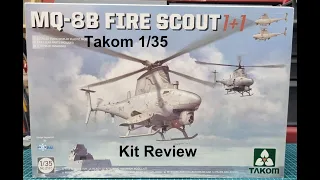 Takom 1/35 MQ-8B Fire Scout Kit Review