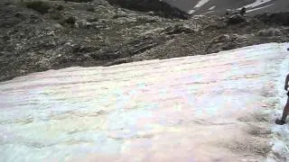 Sketchy Snow Field Crossing in Grand Teton