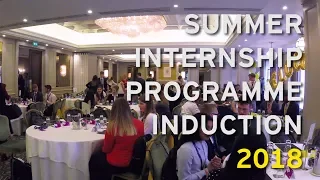 Summer Internship Induction 2018