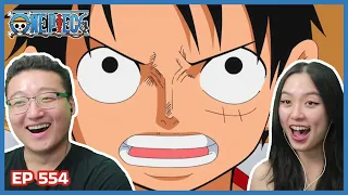 LUFFY CONQUEROR'S HAKI! 50,000 DOWN?! 🤯THAT FLEX!! 🔥 | One Piece Episode 554 Reaction & Discussion