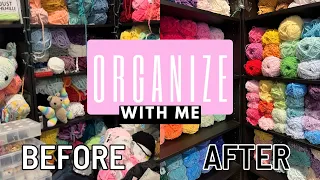 ORGANIZE ALL MY YARN WITH ME -BEFORE & AFTER-PARFAIT XL, SWEET SNUGGLES, PARFAIT CHUNKY, PIXIE DUST