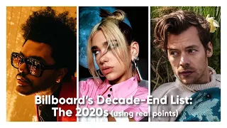 Billboard's 2020s Decade-End List using real points (Updated to: 07/01/2023)