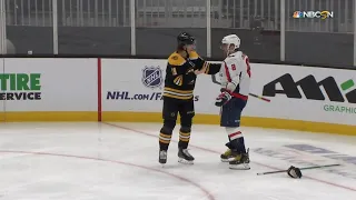 Alex Ovechkin Doesn't Drop The Gloves With Trent Frederic