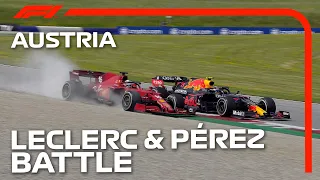 Charles Leclerc & Sergio Perez's Fierce Battle | 2021 Austrian Grand Prix