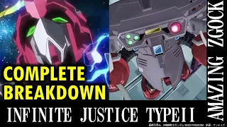SEED FREEDOM: Infinite Justice Type Ⅱ Full Breakdown and mech analysis