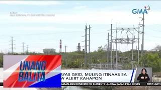 Luzon & Visayas grid, muling itinaas sa red at yellow alert kahapon | UB