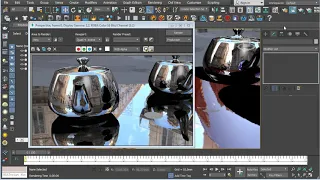 3D Max Отражения ВСЕГО окружения и ВСЕХ предметов в видовых окнах /вьюпортах