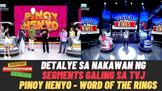 DETALYE sa NAKAWAN ng SEGMENTS Galing sa Original Eat Bulaga ng TVJ Pinoy Henyo at Word of the Rings