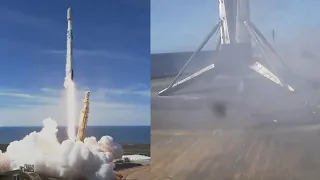 SpaceX Starlink 139 launch and Falcon 9 first stage landing, 15 February 2024