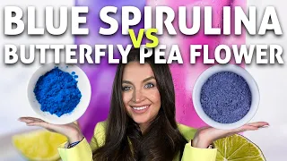 BLUE SPIRULINA VS. BUTTERFLY PEA FLOWER POWDER