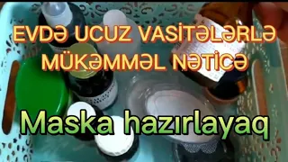 Evdə çox ucuz və faydalı maska düzəldək.Sağlam gözəl və yupyumşaq dəriyə malik olaq