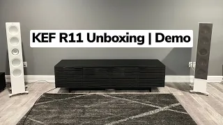 KEF R11 Unboxing | Demo