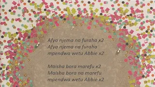 Swahili Birthday Song