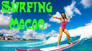 Серфинг на пляже Макао - Доминикана!
