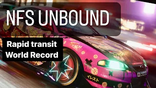 Need for Speed Unbound Rapid Transit  2:28.06 World Record time!!!!