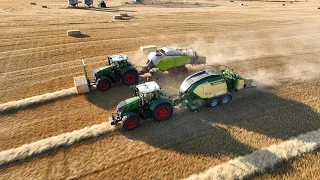 (New!) Krone HDP Big Pack With Claas 5300 Quadrant
