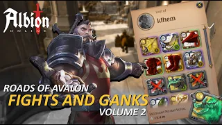 FIGHTS AND GANKS IN ROADS OF AVALON VOL.2 | 8.3 MACE GIVEAWAY | Secret Giveaway | Albion Online