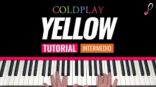 Como tocar "Yellow"(Coldplay) - Piano tutorial, partitura y Mp3