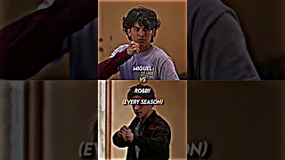 Miguel vs Robby (every Season) #cobrakai #edit