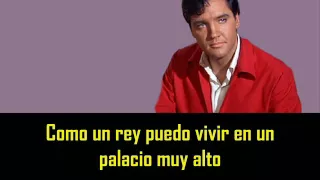 ELVIS PRESLEY -  Where no one stands alone ( con subtitulos en español )  BEST SOUND