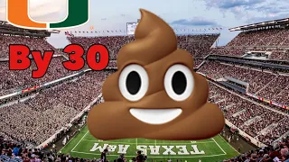 Texas a&m Aggies fans / Miami will destroy you / Miami vs Texas a&m