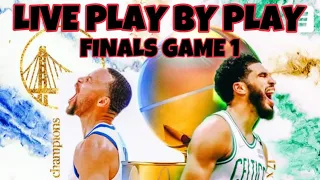 Boston Celtics vs Golden State Warriors NBA Finals Game 1 Live Play By Play #bleedgreen #celtics