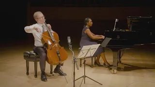 Lloyd Minor, MD, and Condoleezza Rice, PhD, perform Fantasy Pieces, Opus 73