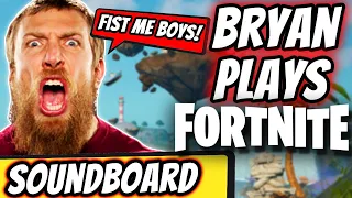 Bryan Danielson Plays Fortnite! Soundboard Trolling!