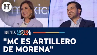 "Álvarez Máynez no declinará por Xóchitl Gálvez" Analista asegura que MC solo quiere dividir el voto