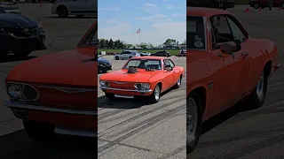 Chevrolet Corvair Classic Car Drive By Engine Sound M1 Concourse Cars and Coffee 2024