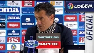 Rueda de Prensa de Plaza tras el Getafe CF (2-2) Real Sociedad - HD