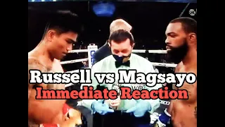 Gary Russell vs Mark Magsayo Immediate Reaction