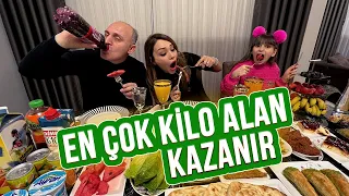 EN ÇOK KİLO ALAN KAZANIR !? İFTAR VLOG