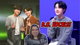 Reacting to D.O. on It's Live & Lee Mujin's Service!