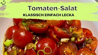 Super einfach und mega lecka, Tomaten-Salat!