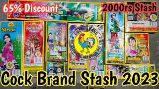 Cock brand Crackers Stash 2023 | Different Crackers Testing & Stash | Cock Firecrackers 65% Off