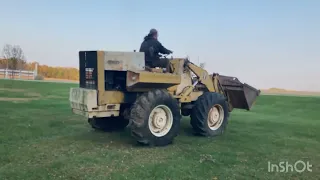 My first time driving a international 3850 loader