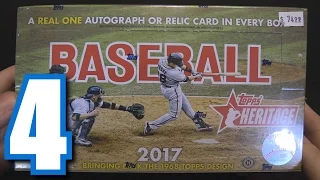 2017 TOPPS HERITAGE BOX BREAK! | Opening Packs #4