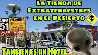 Visite la TIENDA y HOTEL del Area 51 en el desierto EXTRATERRESTRES