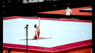 Zhang Boheng (CHN) Floor Exercise - 2021 World Championships - Podium Training