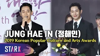Jung Hae In, Korean Popular Culture&Arts Awards (정해인, 말도 잘 하고 비주얼도 잘 하는 핸님♡)
