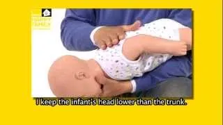 clear a foreign body airway obstruction in an Infant.mp4