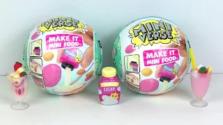 Mini Verse Cafe Series 2 Make It Mini Food DIY Resin Kits ~ Unboxing & Review