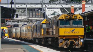 4SA8 - NR28 " Indian Pacific " - G530 through Lidcombe