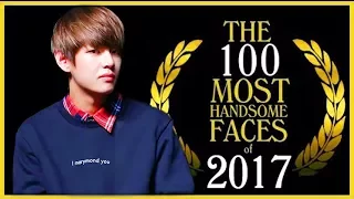 KPOP IDOLS IN The 100 Most HANDSOME Faces of 2017