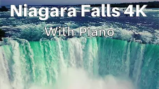 Niagara Falls 4K with Piano