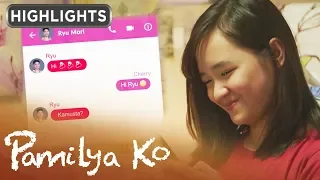 Cherry, napangiti nang maka-chat si Ryu | Pamilya Ko (With Eng Subs)